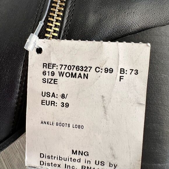 Mango Genuine Leather Ankle Boots - Picture 6 of 8